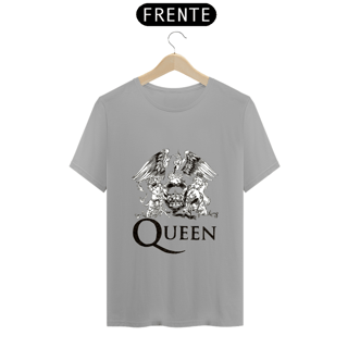 Nome do produto Camiseta - Queen logo preto e branco