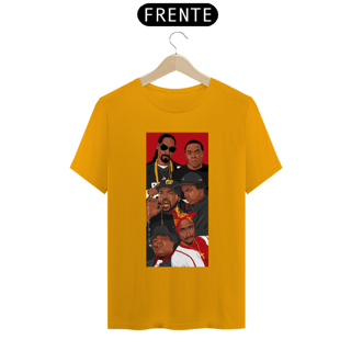 Nome do produto Camiseta grandes nomes do rap - Snoop Dog, 2pac