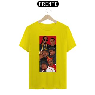 Nome do produto Camiseta grandes nomes do rap - Snoop Dog, 2pac