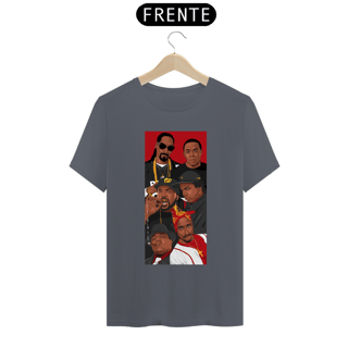 Nome do produto Camiseta grandes nomes do rap - Snoop Dog, 2pac