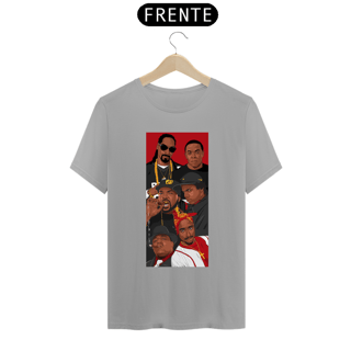 Nome do produto Camiseta grandes nomes do rap - Snoop Dog, 2pac
