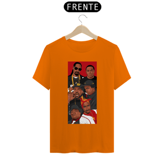 Nome do produto Camiseta grandes nomes do rap - Snoop Dog, 2pac