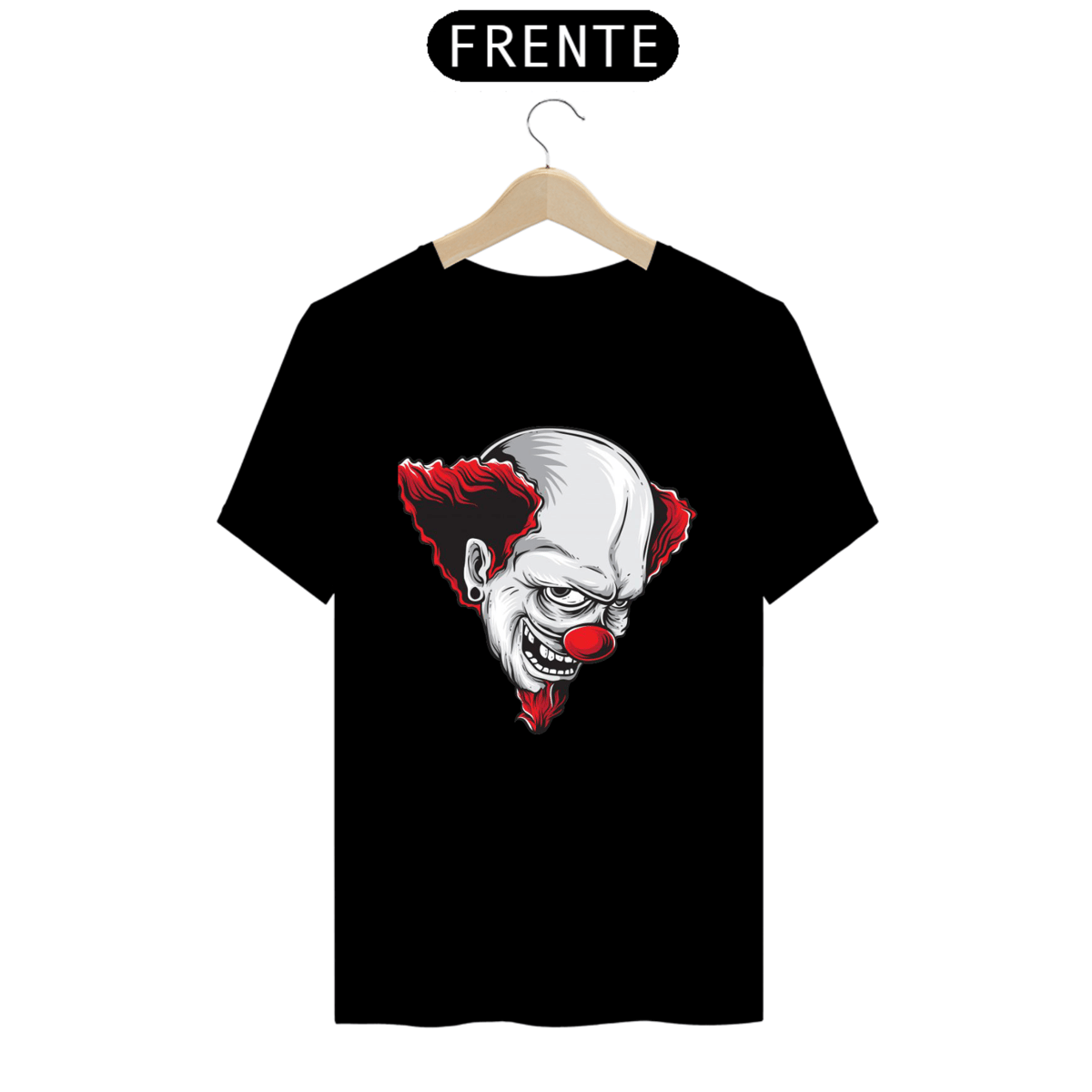 Nome do produto: Camiseta Palhaço Sorrindo