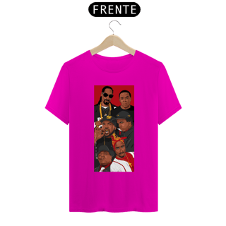 Nome do produto Camiseta grandes nomes do rap - Snoop Dog, 2pac