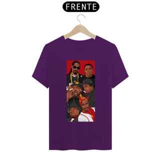 Nome do produto Camiseta grandes nomes do rap - Snoop Dog, 2pac