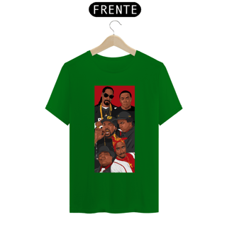 Nome do produto Camiseta grandes nomes do rap - Snoop Dog, 2pac