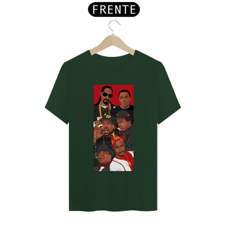 Nome do produto Camiseta grandes nomes do rap - Snoop Dog, 2pac
