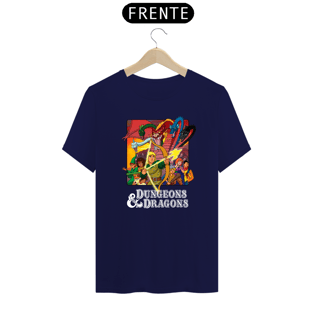 Nome do produtoCamiseta Caverna do Dragão logo branco varias cores