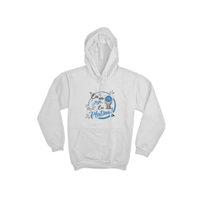 Blusa Moletom Canguru Eu não jogo eu Platino! Branca