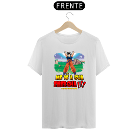 Camiseta Dragon Ball me de a sua energia várias cores