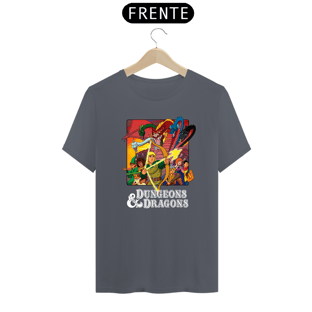 Nome do produtoCamiseta Caverna do Dragão logo branco varias cores