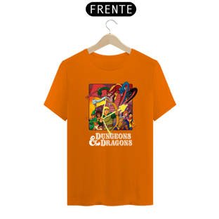 Nome do produtoCamiseta Caverna do Dragão logo branco varias cores