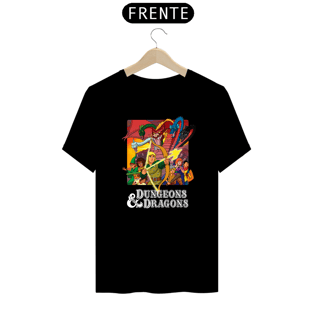 Nome do produtoCamiseta Caverna do Dragão logo branco varias cores