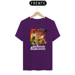 Nome do produtoCamiseta Caverna do Dragão logo branco varias cores