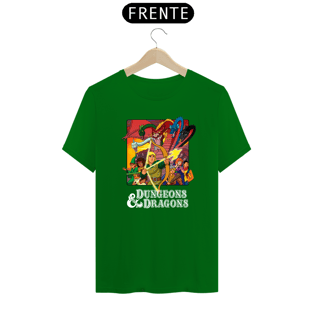 Nome do produtoCamiseta Caverna do Dragão logo branco varias cores