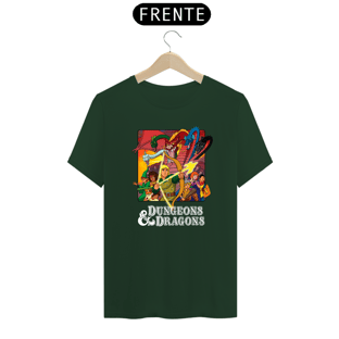 Nome do produtoCamiseta Caverna do Dragão logo branco varias cores