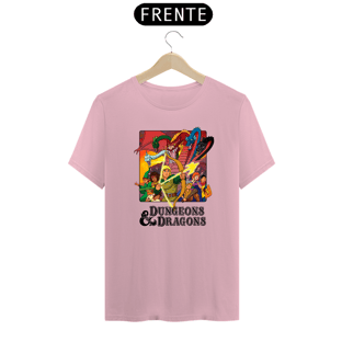 Nome do produtoCamiseta Caverna do Dragão logo preto varias cores