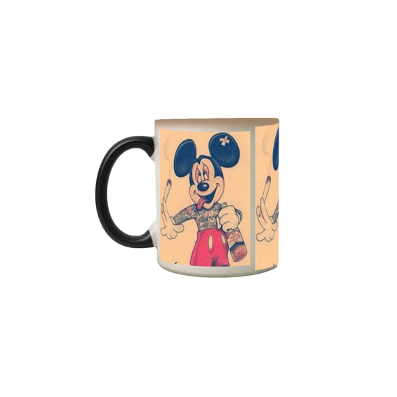 caneca magica QRcode mickei