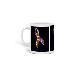 Nome do produto caneca  Autismo com QRcode