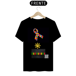 Nome do produto camiseta autismo com QRcode