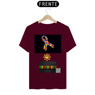 Nome do produto camiseta autismo com QRcode