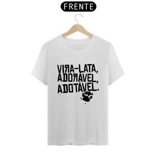 Camiseta adorável e adotável