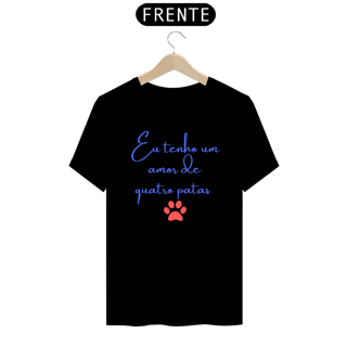 Nome do produto Camisa - Eu tenho um amor de quatro patas