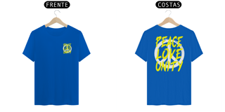 Nome do produto Camiseta Peace, Love, Unity