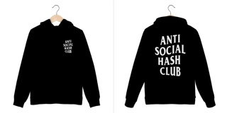 Nome do produto Moletom Anti Social Hash Club