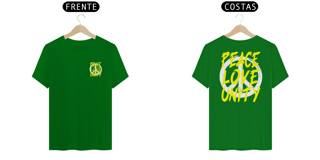 Nome do produto Camiseta Peace, Love, Unity