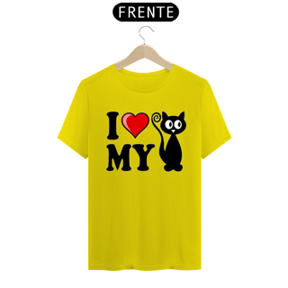 Nome do produto Camiseta i Love My Cat