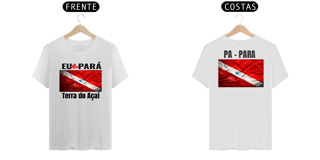 Nome do produto Camiseta Eu amo Pará CORES CLARA