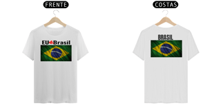 Nome do produto Camiseta Eu Amo Brasil Cores Clara