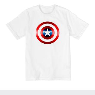 Camiseta Infantil Escudo Capitão America