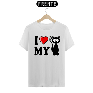 Nome do produto Camiseta i Love My Cat