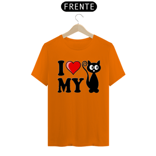 Nome do produto Camiseta i Love My Cat