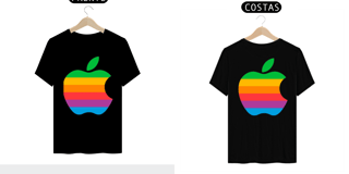 Nome do produto Camiseta Apple Multi Colors