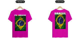 Nome do produto Camiseta EU AMO BRASIL Cores Escuras