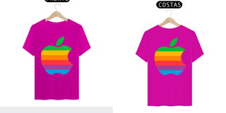Nome do produto Camiseta Apple Multi Colors