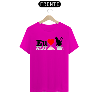 Nome do produto Camiseta Eu Amo Gato