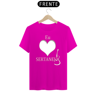 Nome do produto Camisetas Eu Amo Sertanejo