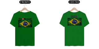 Nome do produto Camiseta Eu Amo Brasil Cores Clara