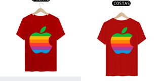 Nome do produto Camiseta Apple Multi Colors