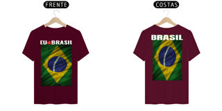 Nome do produto Camiseta EU AMO BRASIL Cores Escuras