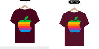 Nome do produto Camiseta Apple Multi Colors