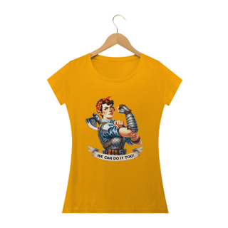 Nome do produto Camiseta  Baby Long - We Can Do It Too!