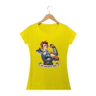 Nome do produto Camiseta  Baby Long - We Can Do It Too!