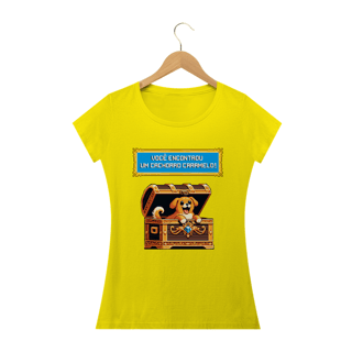 Nome do produto Camiseta  Baby Long - Cachorro Caramelo