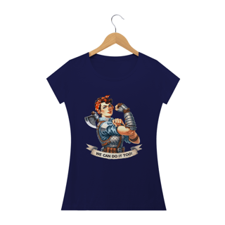 Nome do produto Camiseta  Baby Long - We Can Do It Too!