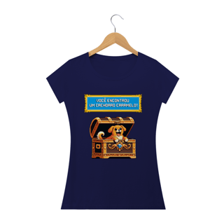 Nome do produto Camiseta  Baby Long - Cachorro Caramelo
